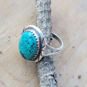 Turquoise Sterling Silver 925 Ring Size 6.5